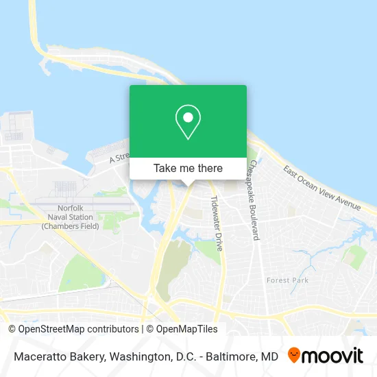 Maceratto Bakery map