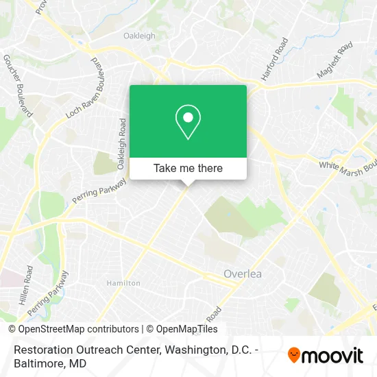 Restoration Outreach Center map