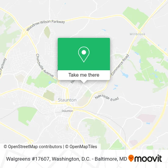 Walgreens #17607 map