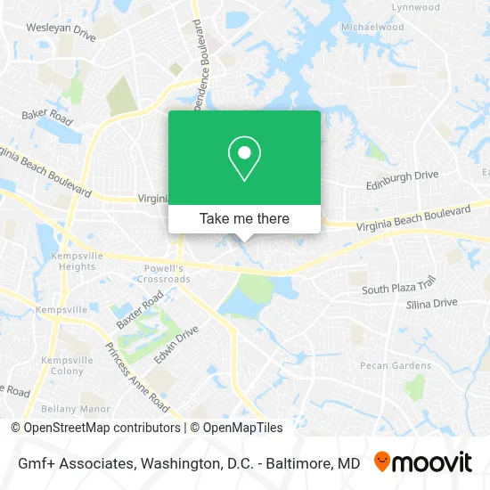 Gmf+ Associates map