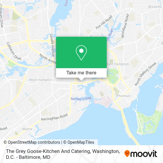 The Grey Goose-Kitchen And Catering map