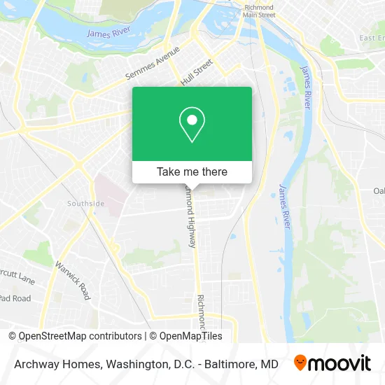 Archway Homes map