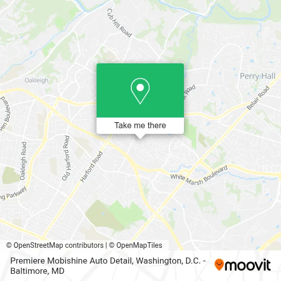 Premiere Mobishine Auto Detail map