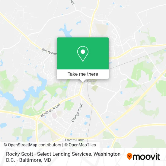 Rocky Scott - Select Lending Services map