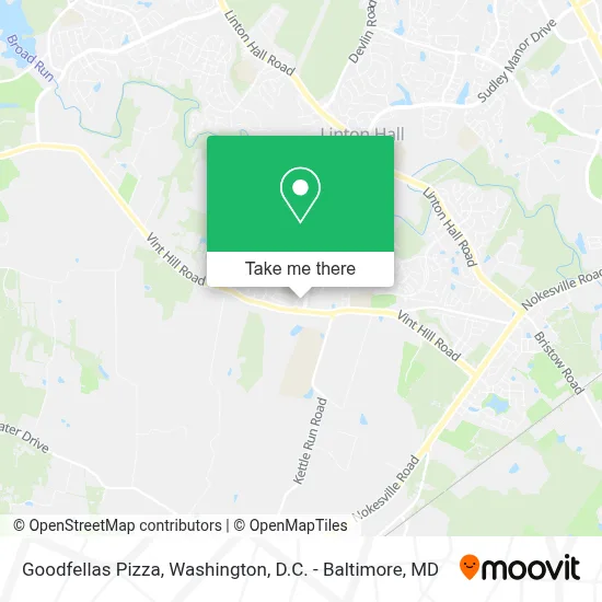 Goodfellas Pizza map