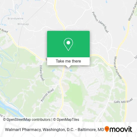Walmart Pharmacy map