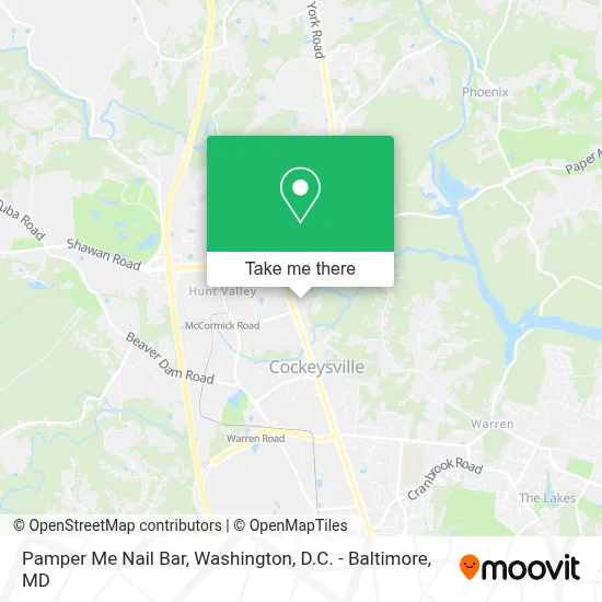 Pamper Me Nail Bar map