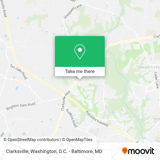Clarksville map