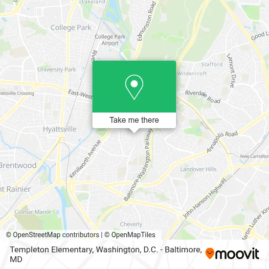 Templeton Elementary map