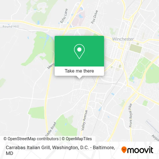 Carrabas Italian Grill map