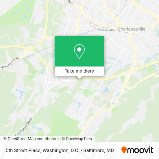 5th Street Place map