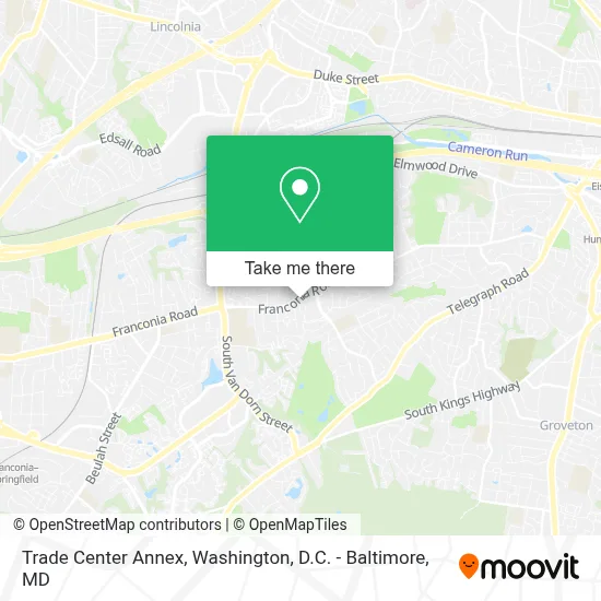 Trade Center Annex map