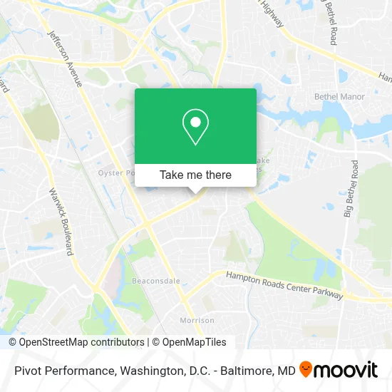 Pivot Performance map