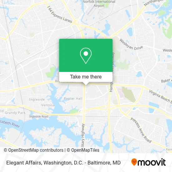 Elegant Affairs map