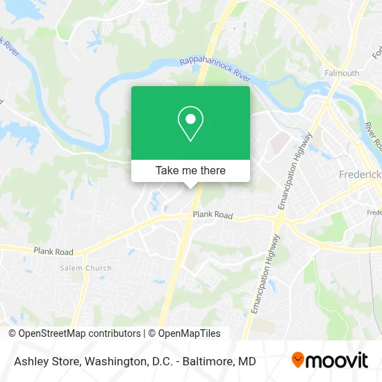 Ashley Store map