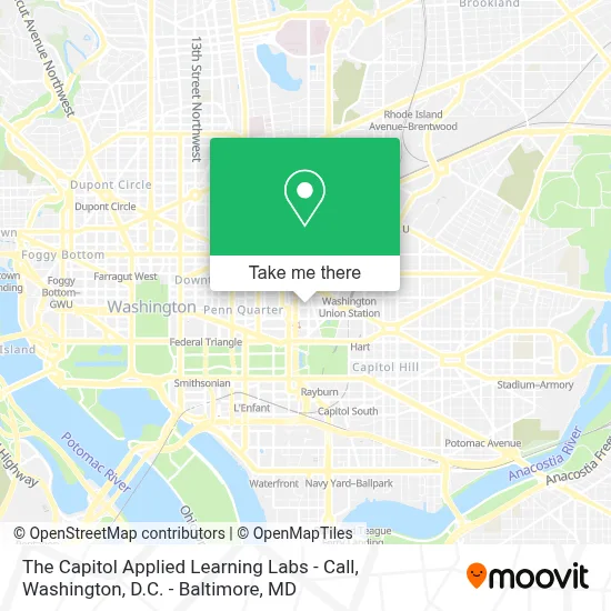 The Capitol Applied Learning Labs - Call map