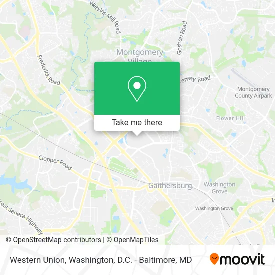 Western Union map