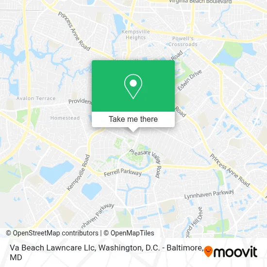 Va Beach Lawncare Llc map