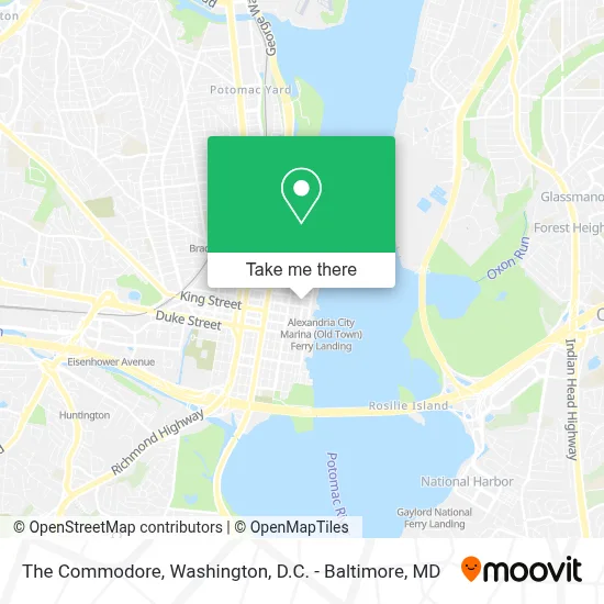 The Commodore map