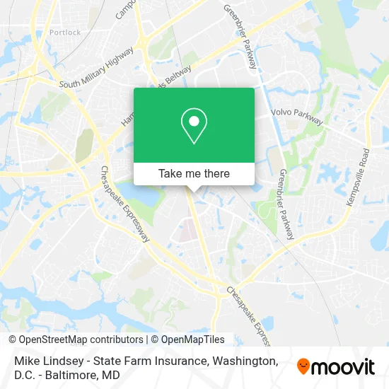 Mike Lindsey - State Farm Insurance map