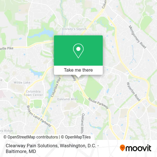 Clearway Pain Solutions map