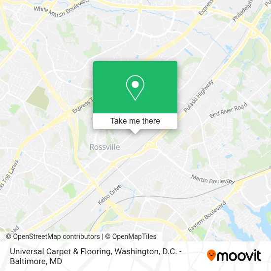 Universal Carpet & Flooring map