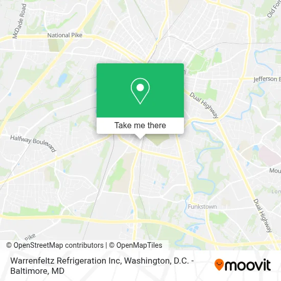 Warrenfeltz Refrigeration Inc map