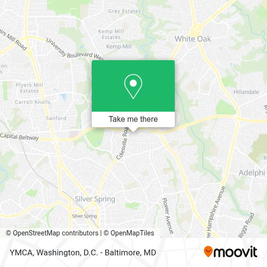 Ymca map