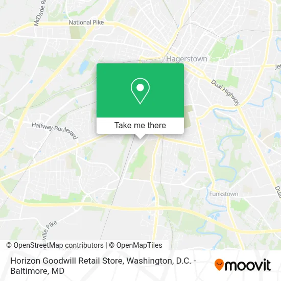 Horizon Goodwill Retail Store map
