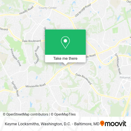Keyme Locksmiths map