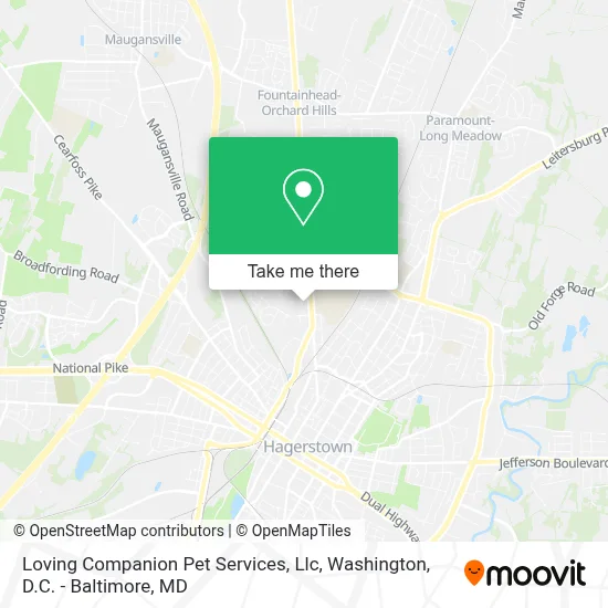 Loving Companion Pet Services, Llc map