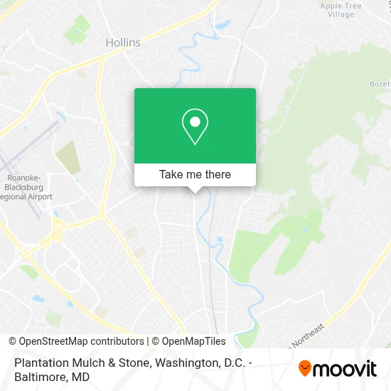 Plantation Mulch & Stone map