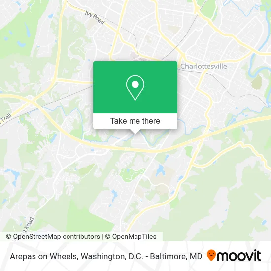Arepas on Wheels map