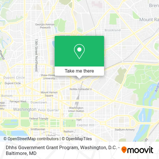 Dhhs Government Grant Program map