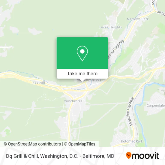 Dq Grill & Chill map