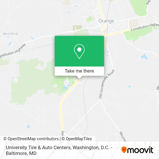 University Tire & Auto Centers map