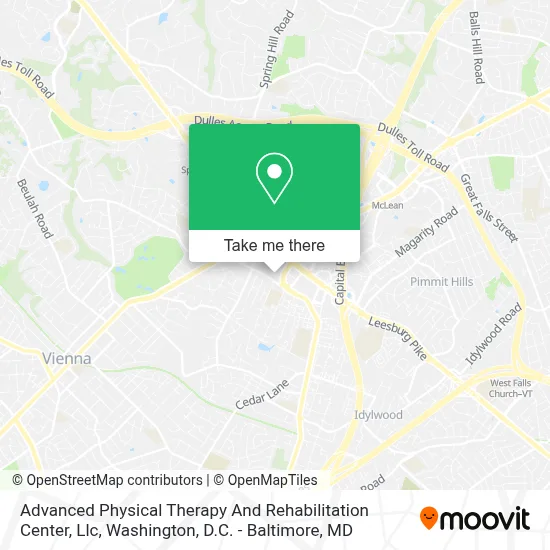 Advanced Physical Therapy And Rehabilitation Center, Llc map