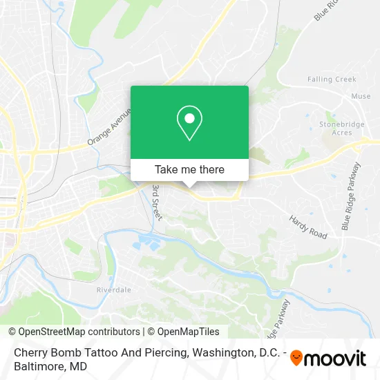 Cherry Bomb Tattoo And Piercing map