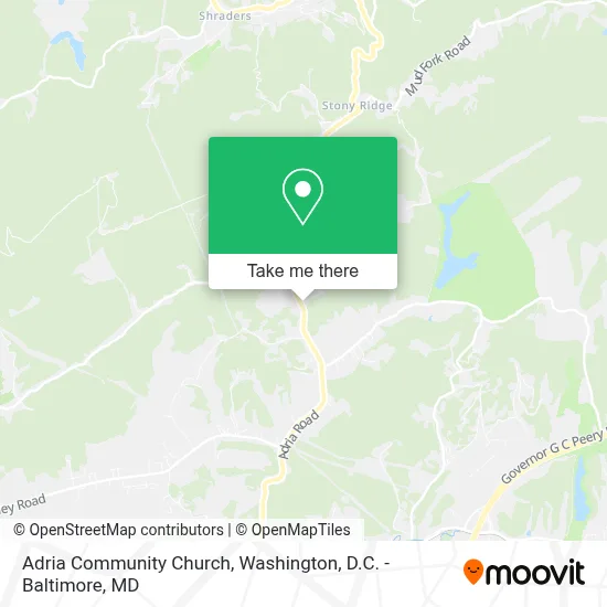 Adria Community Church map