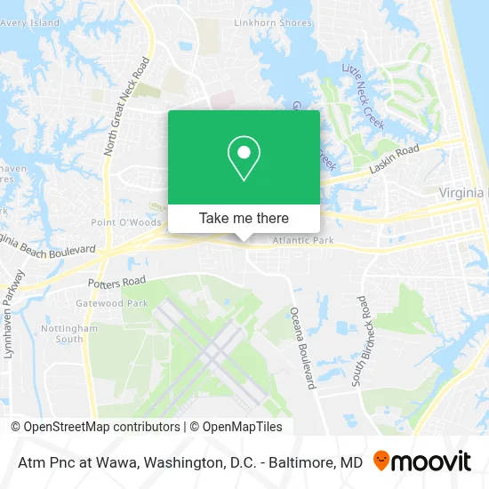 Atm Pnc at Wawa map