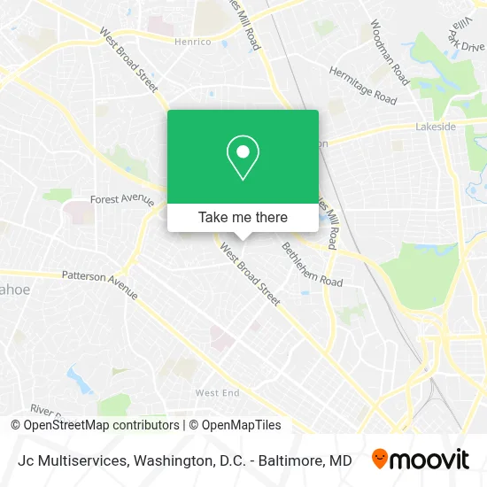 Jc Multiservices map