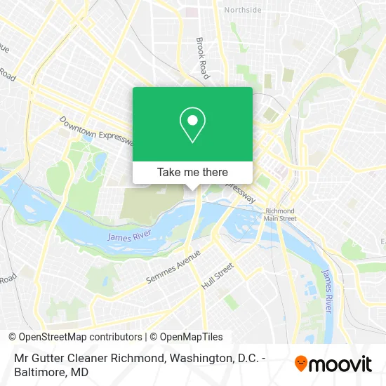 Mr Gutter Cleaner Richmond map