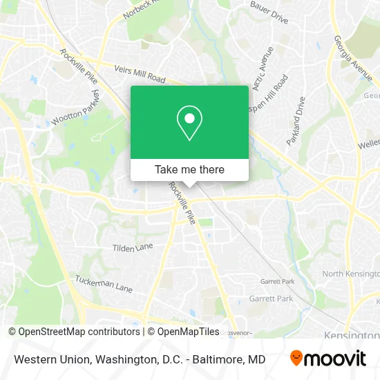 Western Union map