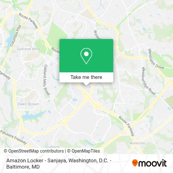 Amazon Locker - Sanjaya map