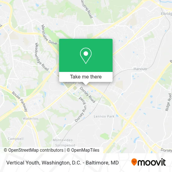 Vertical Youth map