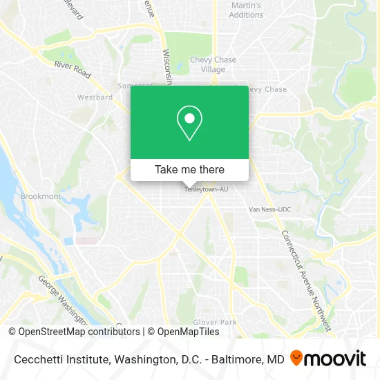 Cecchetti Institute map