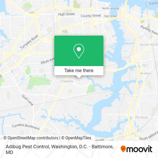 Adibug Pest Control map