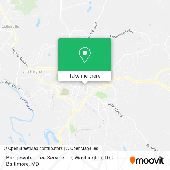 Bridgewater Tree Service Llc map