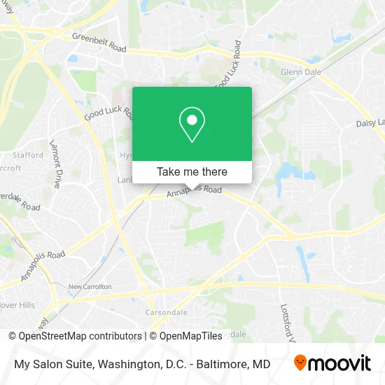 My Salon Suite map