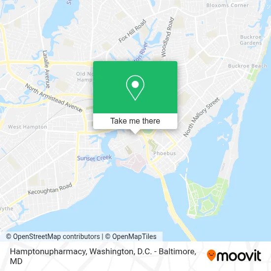 Hamptonupharmacy map